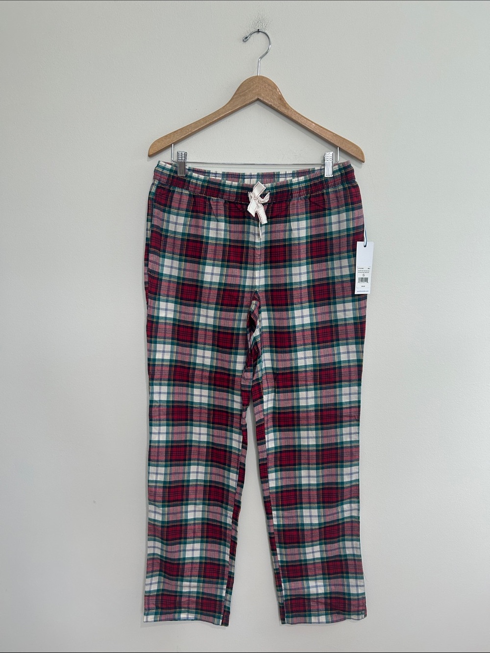 Southern Tide Women’s Charleston Red Pinedrop Plaid Lounge Pants Size Small NWT